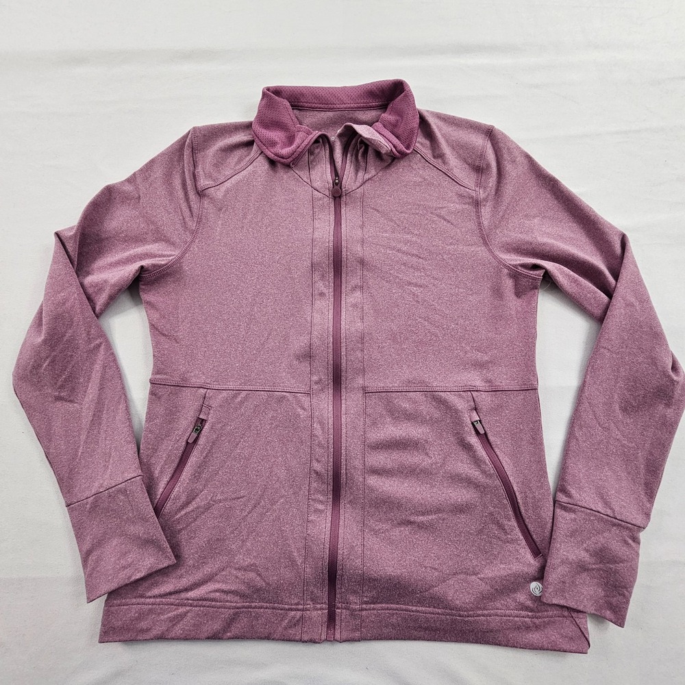 Apana Red Full-Zip Lightweight Collared Performance Jacket Women's M